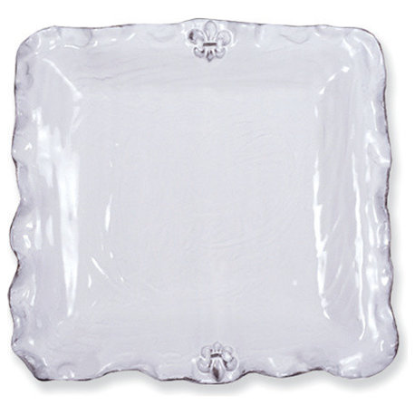 Fleur-de-Lis Square Platter