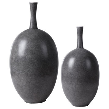 Uttermost Riordan Modern Vases Set of 2