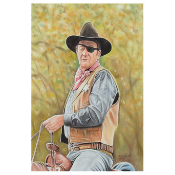 Mike Bennett John Wayne - 2004 Art Print, 12"x18"