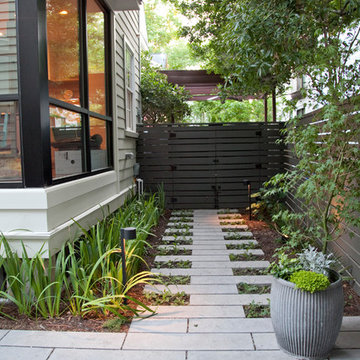 modern garden in historic Charleston, SC