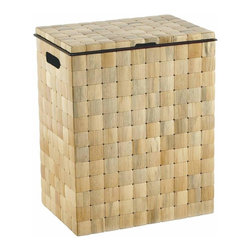 Barclay Hamper w/ Lid, Pine - Hampers