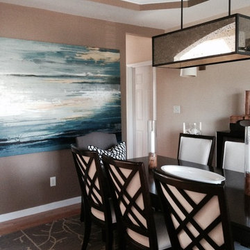 Coastal Glam Dining Room