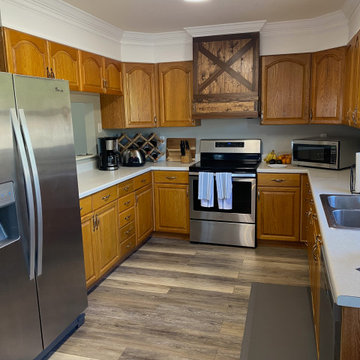 Dripping Springs Kitchen Remodel With Open Concept Layout and Shaker Cabinets