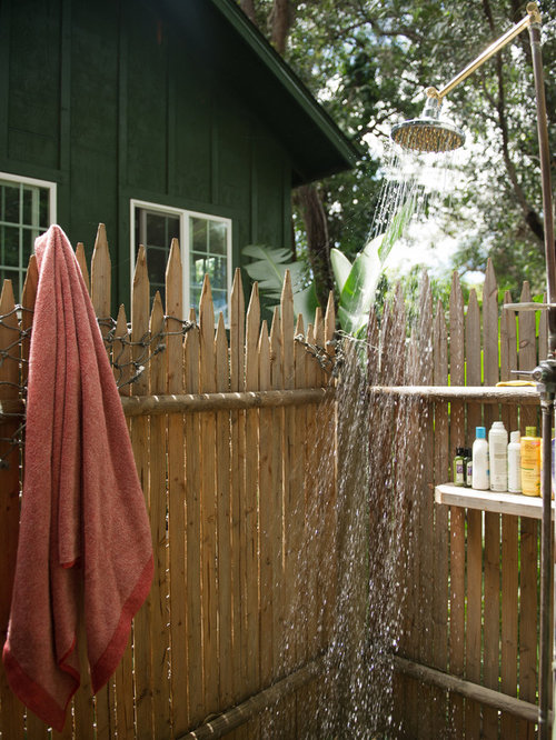 Simple Outdoor Shower Houzz