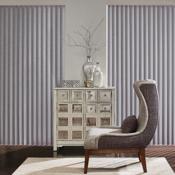 Cadence in Cream: Hunter Douglas Cadence Vertical Blinds