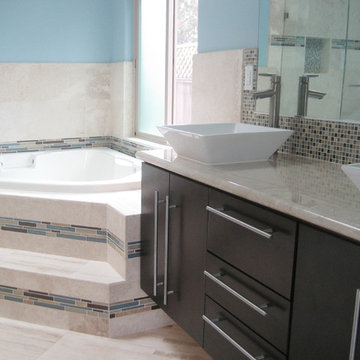 Sunnyvale Neo Espresso Contemporary Bathroom