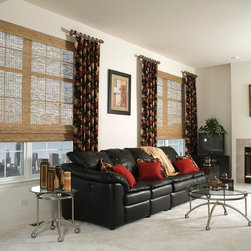 Horizons Natural Woven Shades - Window Treatments