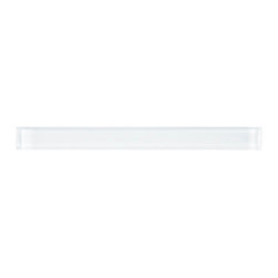 Liner &ndash; Polaris White &ndash; 8 x 0.75 &ndash; (10112) - Jeffrey Court - Accent Trim And Border Tile