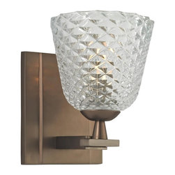 Hudson Valley Lighting - Hudson Valley Lighting Grafton 1-Light Bathroom Light, Brushed Bronze - Bathroom Vanity Lighting