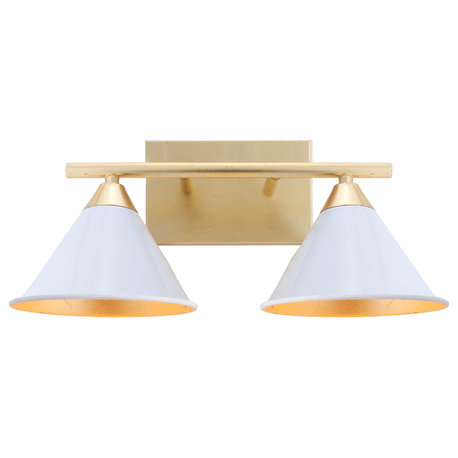Yvette 1-light Metal Wall Sconce, 2-Light