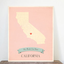 California! - Mixed Media Art