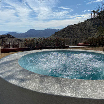 New custom pool/spa in Cahuilla Hills Palm Desert