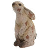 Home and Garden Antiqued Standing Bunny Polyresin Spring Summer Easter A0937 B