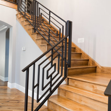 Custom Iron Stair Railing
