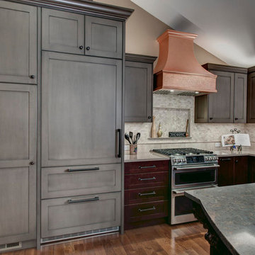 Cottage Lake Kitchen with Tuscany Style