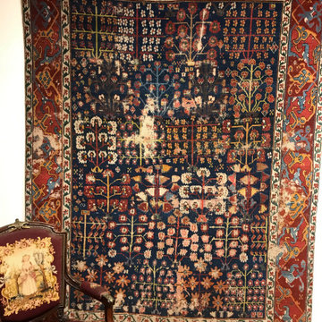 Antique Kurdish Shrub Rug Circa 17th Century