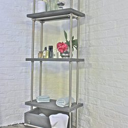 Bracken Reclaimed Scaffolding Bathroom Shelving - Utility Shelving