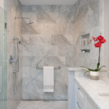 Marble Bath for Stately Monument Avenue Home