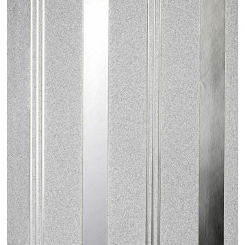 Collin Silver Bexley Stripe Wallpaper Sample