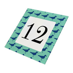 50 Most Por Coastal House Numbers For 2018 Houzz Uk Abodian Signs Nautical Seagull House Number Sign Numbers