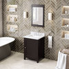 Jeffrey Alexander Astoria 24" Espresso Single Sink Vanity With Marble Top