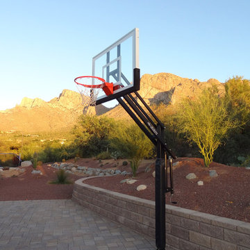 Marc S's Pro Dunk Silver Basketball System on a 41x35 in Tucson, AZ