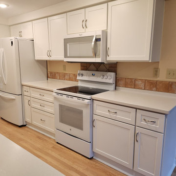 Bright White Modern Kitchen Remodel