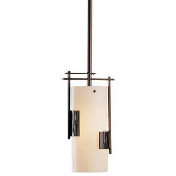 Hubbardton Forge 185400-1264 Fullered Impressions Mini Pendant in Soft Gold