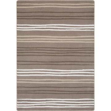 All Lined Up 7'8" X 10'9" Area Rug, Color Neutral