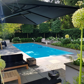 NIVEKO Polystone Überlaufbecken Modell Evolution 10,00 x 3,60 x 1,50 m weiß