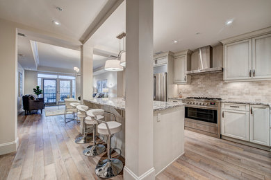 Example of a trendy kitchen design in Other