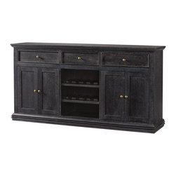 Aldridge Washed Black Buffet - Buffets And Sideboards