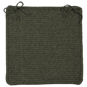 Colonial Mills Chair Pad Courtyard Olive Chair Pad