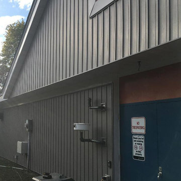 Vinyl board and batten siding