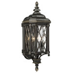 Minka Lavery - Bexley Manor Wall Mount, Black/Gold Highlights - This Wall Mount from Minka Lavery has a finish of Black W/Gold Highlights and fits in well with any Traditional style decor.