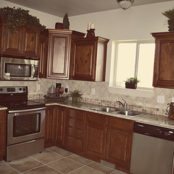 Dark Cabinet Kitchen