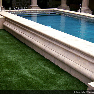 Artificial Grass Pool Installations