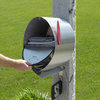 Spira PostBox Stainless Steel Mailbox, Stainless Steel, Large