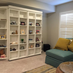 More Space Place - Madison Bifold Bookcase Bed/angled shelves - Products