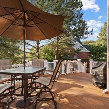 Basement With Exterior Pool & Porch Renovation