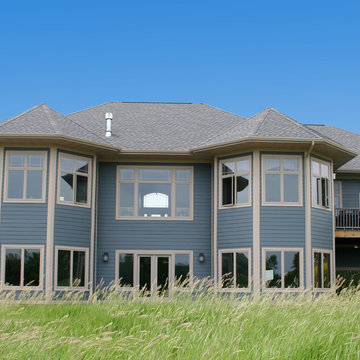 Omro Insulated Concrete Form four bedroom home with walkout lower level