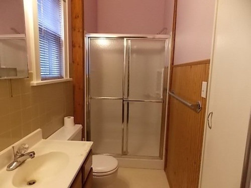 Bathroom Update The Curse Of The Avocado Green Tile