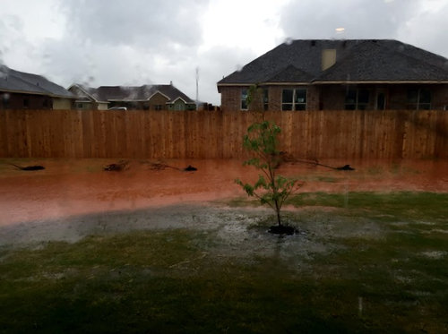 Drainage Issue Newly Built Home