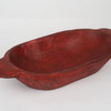 Heartland Dough Bowl With Handles-Batea-Primitive, Red
