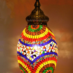 Turkish Style Mosaic Pendant Lamp 21 cm - Pendant Lighting