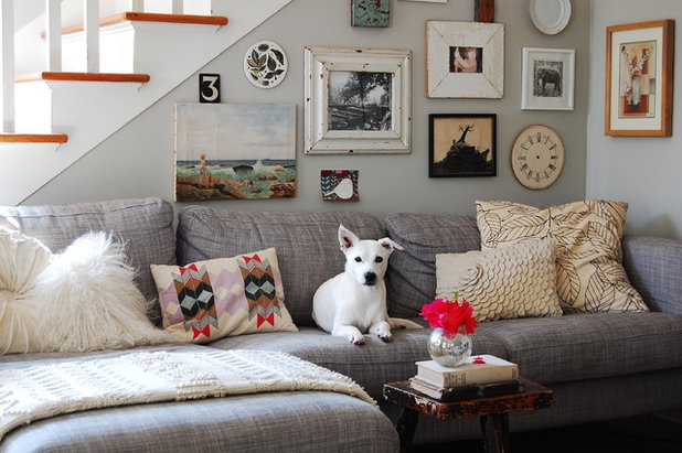 Eclectic Living Room by Corynne Pless