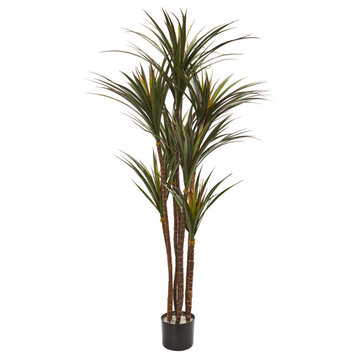 Nearly Natural 46" Yucca Artificial Tree UV Resistant (Indoor/Outdoor)