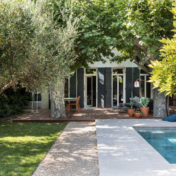 Jardin urbain minimaliste