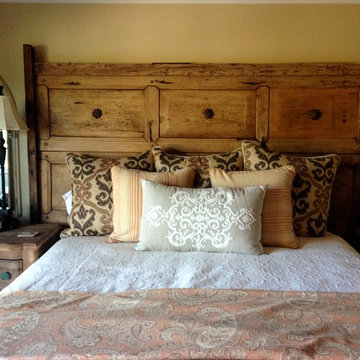 Mexican Antique Door Headboard
