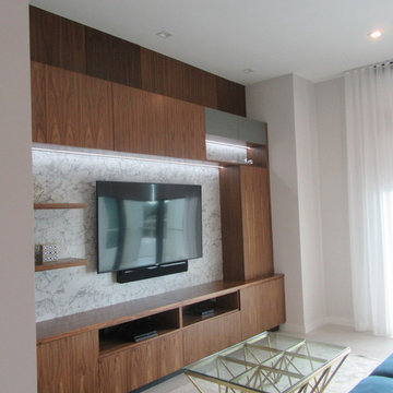Walnut Wall Units